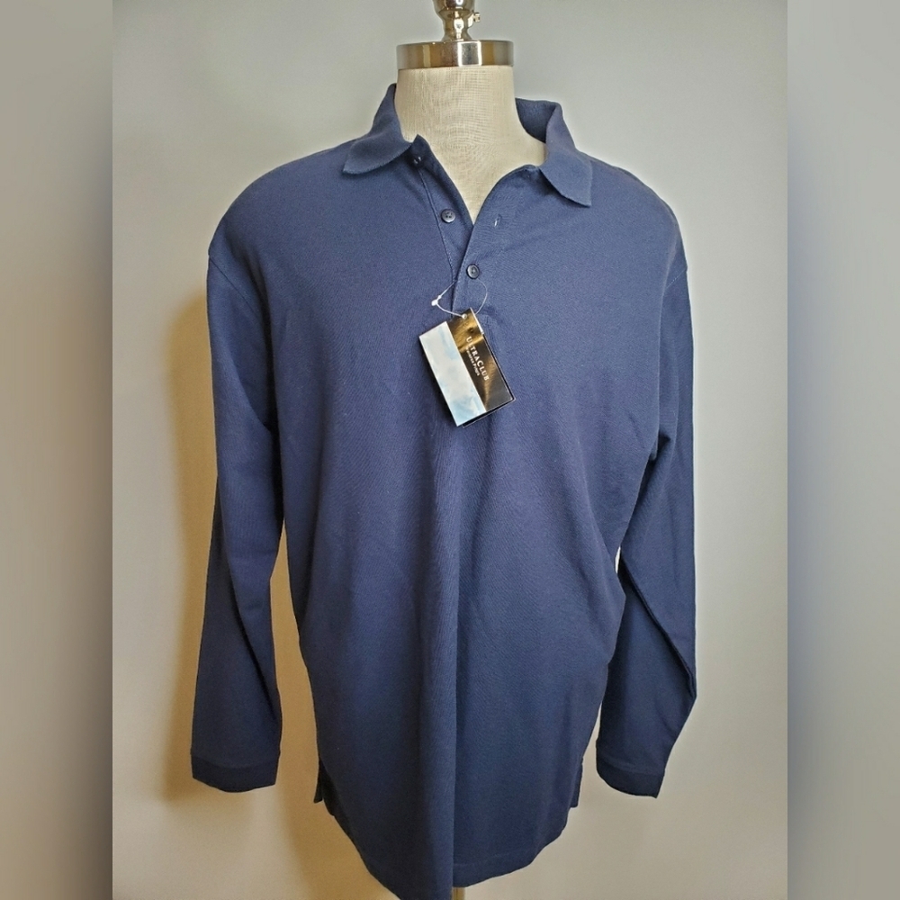 Ultra Club Whisper Pique Long Sleeve Polo